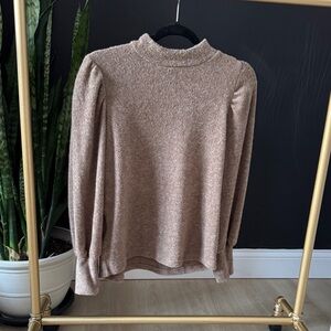 Cozy Brown Long Sleeve Sweater